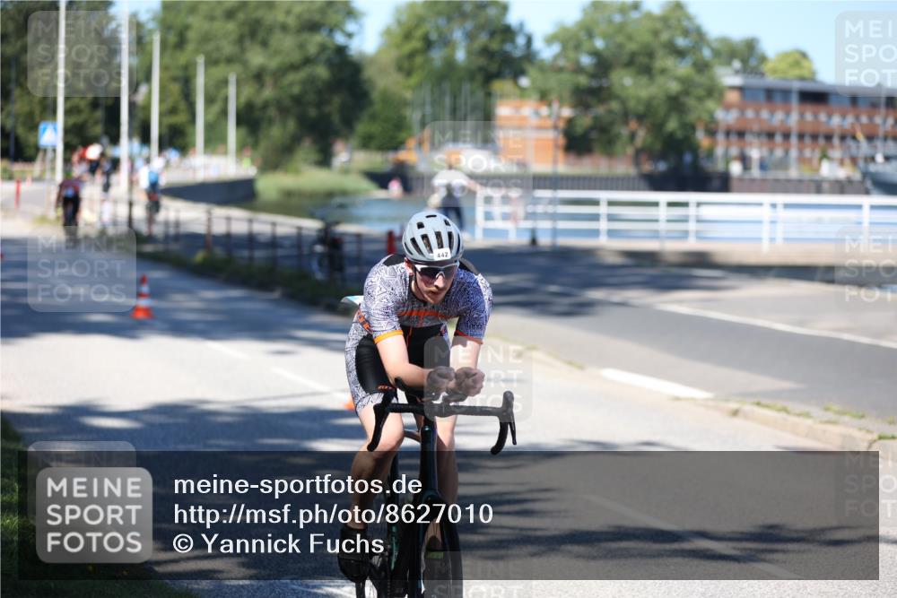 17.08.2025 - KN Förde Triathlon 2025 Yannick Fuchs http://msf.ph/oto/8627010 17.08.2025 13:10:28 Radfahren 442, 528, 541, 424, 445, 522 meine-sportfotos.de