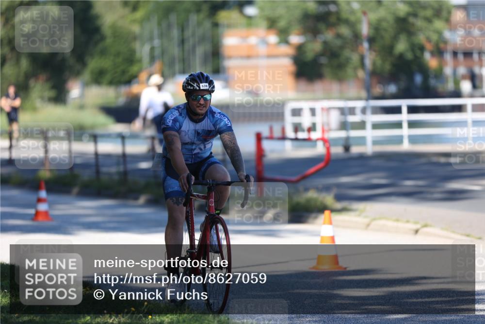 17.08.2025 - KN Förde Triathlon 2025 Yannick Fuchs http://msf.ph/oto/8627059 17.08.2025 13:12:02 Radfahren 522, 539, 514, 522 meine-sportfotos.de
