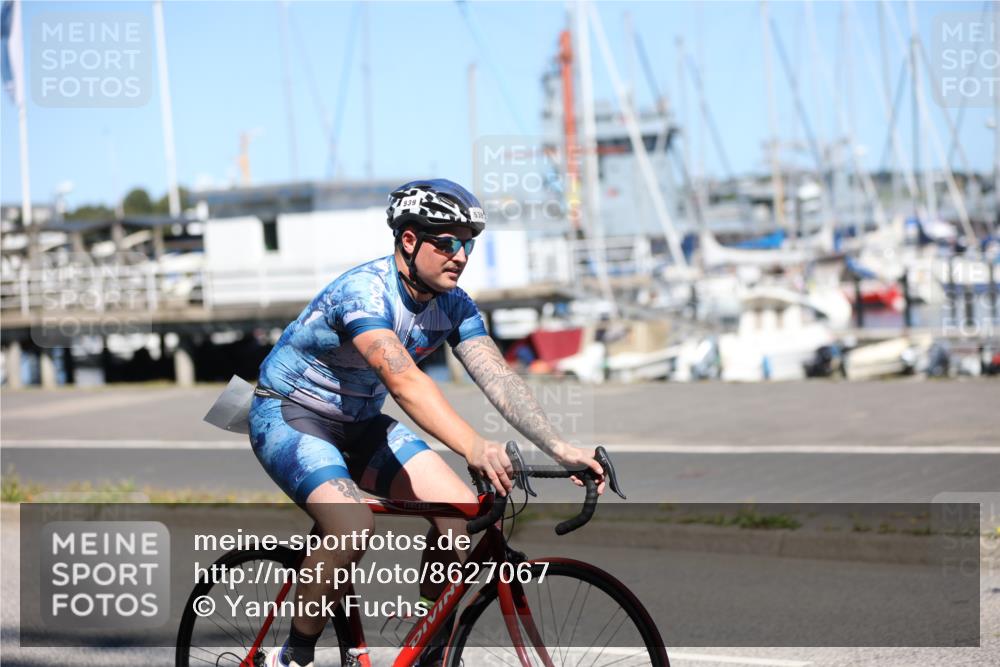 17.08.2025 - KN Förde Triathlon 2025 Yannick Fuchs http://msf.ph/oto/8627067 17.08.2025 13:12:04 Radfahren 418, 458, 539, 522 meine-sportfotos.de