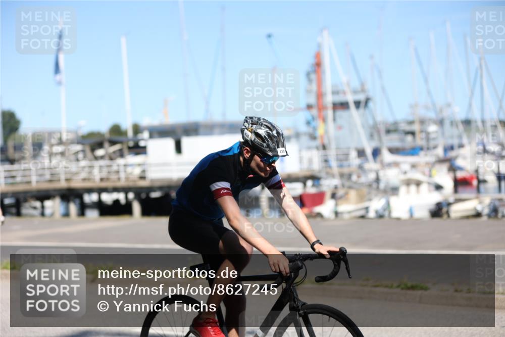 17.08.2025 - KN Förde Triathlon 2025 Yannick Fuchs http://msf.ph/oto/8627245 17.08.2025 13:15:03 Radfahren 409, 430, 498, 549 meine-sportfotos.de