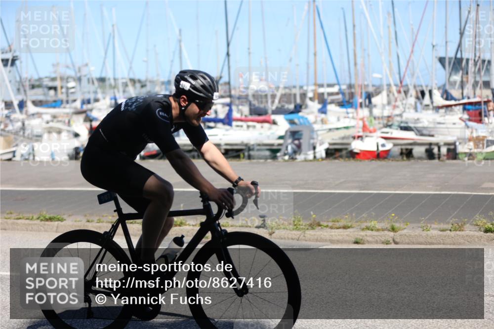 17.08.2025 - KN Förde Triathlon 2025 Yannick Fuchs http://msf.ph/oto/8627416 17.08.2025 13:18:09 Radfahren 454, 504, 507, 420, 459 meine-sportfotos.de