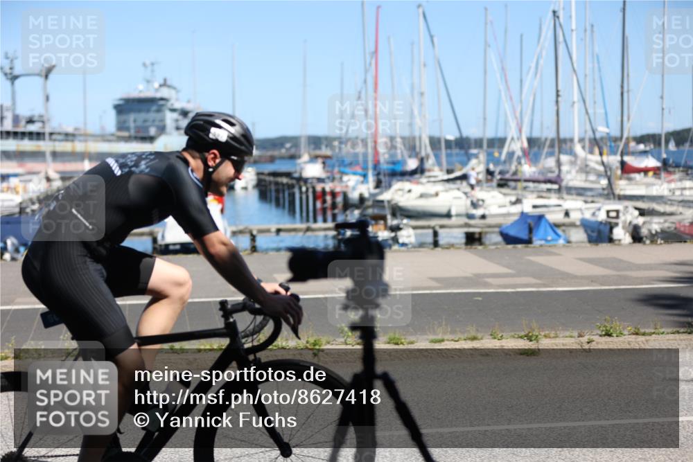 17.08.2025 - KN Förde Triathlon 2025 Yannick Fuchs http://msf.ph/oto/8627418 17.08.2025 13:18:09 Radfahren 454, 504, 507, 420, 459 meine-sportfotos.de