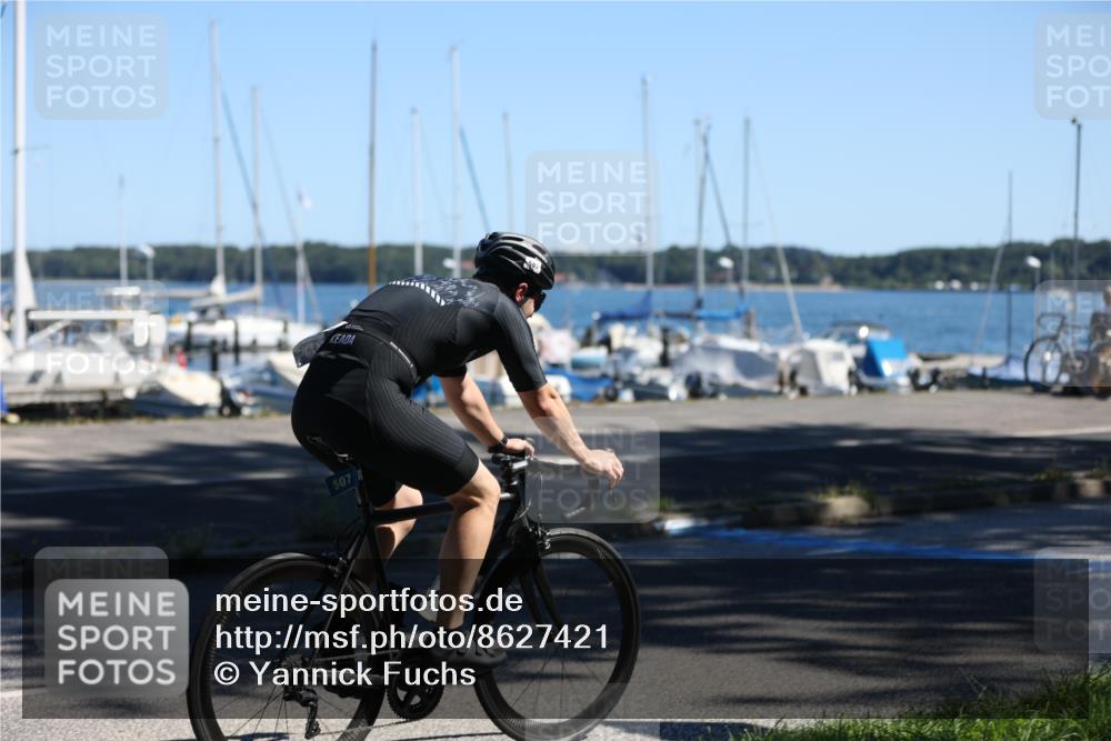 17.08.2025 - KN Förde Triathlon 2025 Yannick Fuchs http://msf.ph/oto/8627421 17.08.2025 13:18:10 Radfahren 454, 504, 507, 420, 459 meine-sportfotos.de