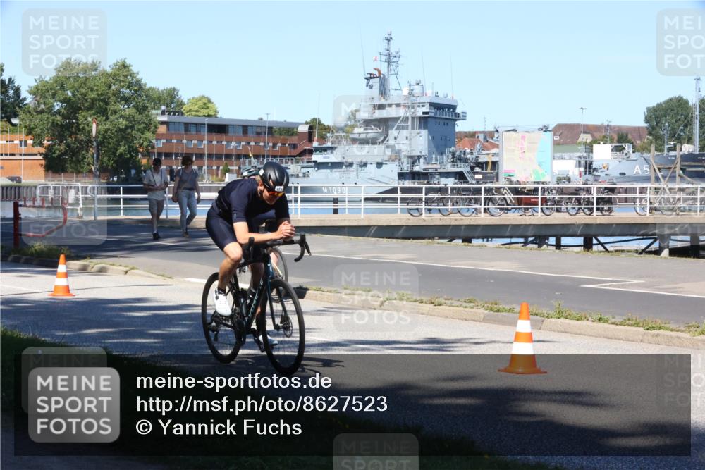 17.08.2025 - KN Förde Triathlon 2025 Yannick Fuchs http://msf.ph/oto/8627523 17.08.2025 13:19:58 Radfahren 424, 440, 504, 516, 519 meine-sportfotos.de