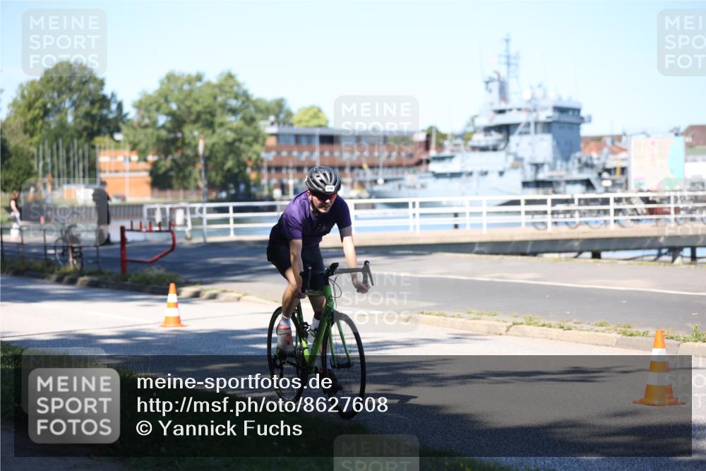 17.08.2025 - KN Förde Triathlon 2025 Yannick Fuchs http://msf.ph/oto/8627608 17.08.2025 13:21:40 Radfahren 516, 520, 519 meine-sportfotos.de