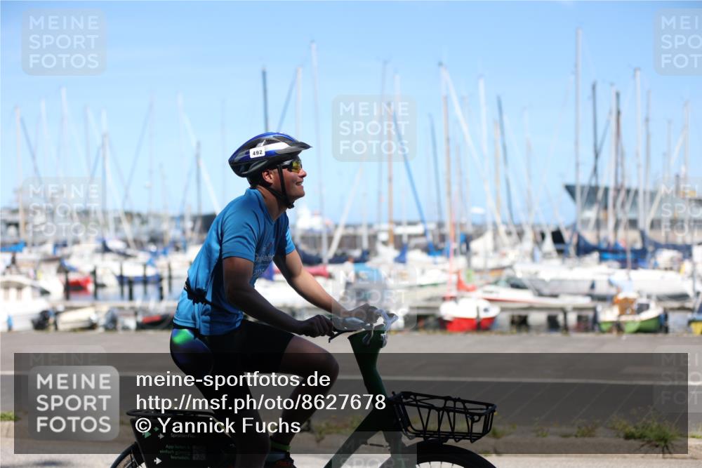 17.08.2025 - KN Förde Triathlon 2025 Yannick Fuchs http://msf.ph/oto/8627678 17.08.2025 13:27:28 Radfahren 492 meine-sportfotos.de