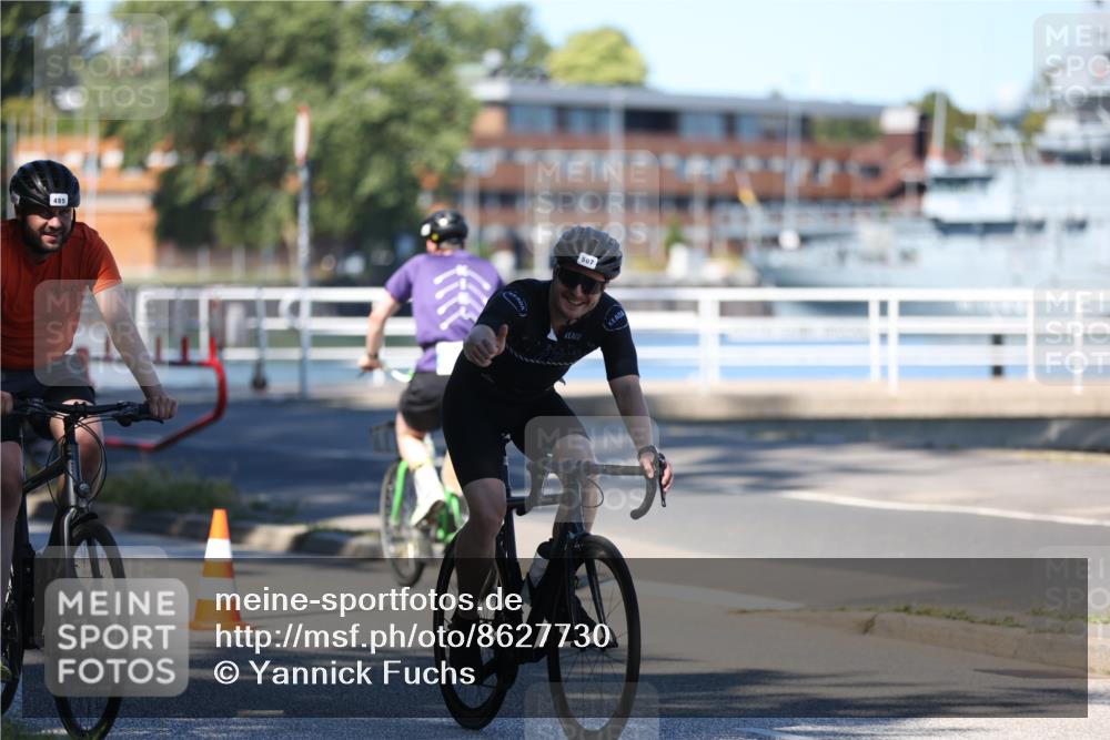 17.08.2025 - KN Förde Triathlon 2025 Yannick Fuchs http://msf.ph/oto/8627730 17.08.2025 13:28:22 Radfahren 462, 485, 507, 483, 515 meine-sportfotos.de