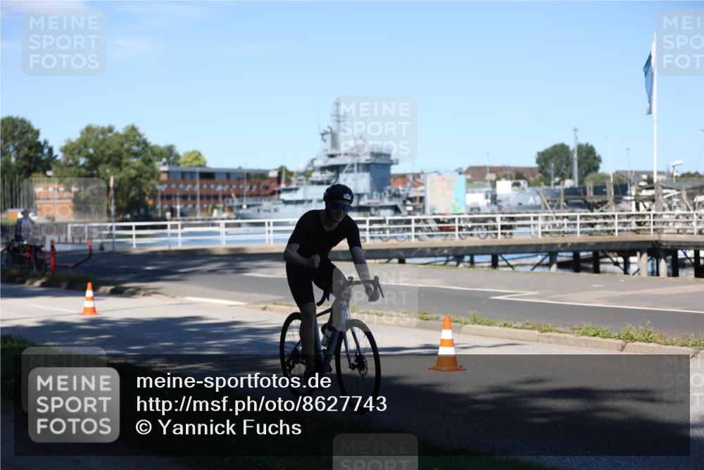 17.08.2025 - KN Förde Triathlon 2025 Yannick Fuchs http://msf.ph/oto/8627743 17.08.2025 13:28:40 Radfahren 412, 479, 505, 506, 541 meine-sportfotos.de