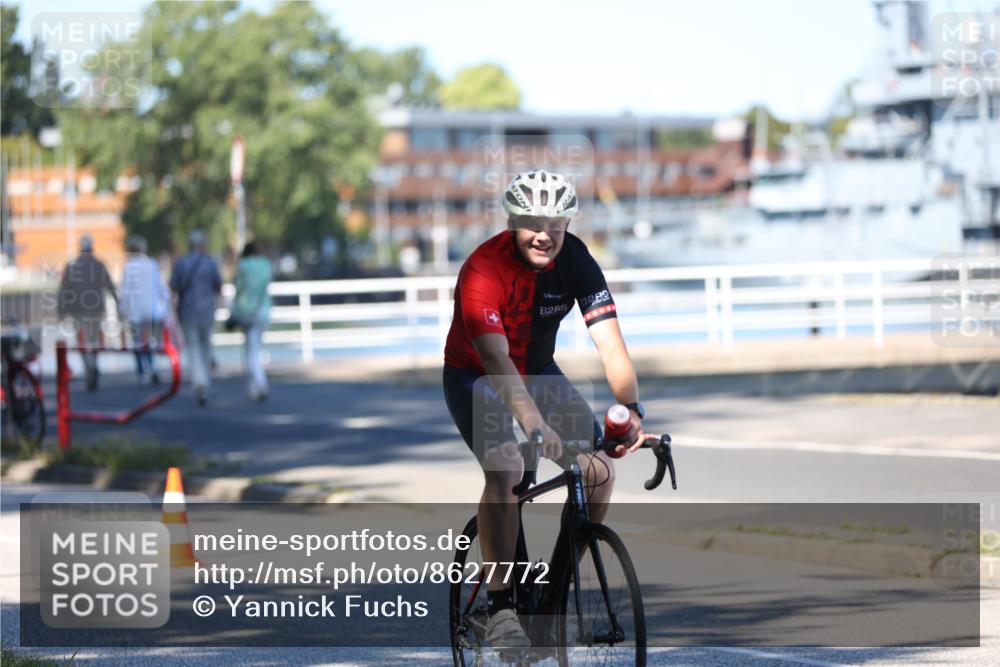 17.08.2025 - KN Förde Triathlon 2025 Yannick Fuchs http://msf.ph/oto/8627772 17.08.2025 13:29:40 Radfahren 397, 534 meine-sportfotos.de