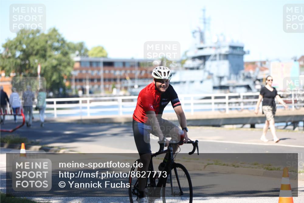 17.08.2025 - KN Förde Triathlon 2025 Yannick Fuchs http://msf.ph/oto/8627773 17.08.2025 13:29:40 Radfahren 397, 534 meine-sportfotos.de