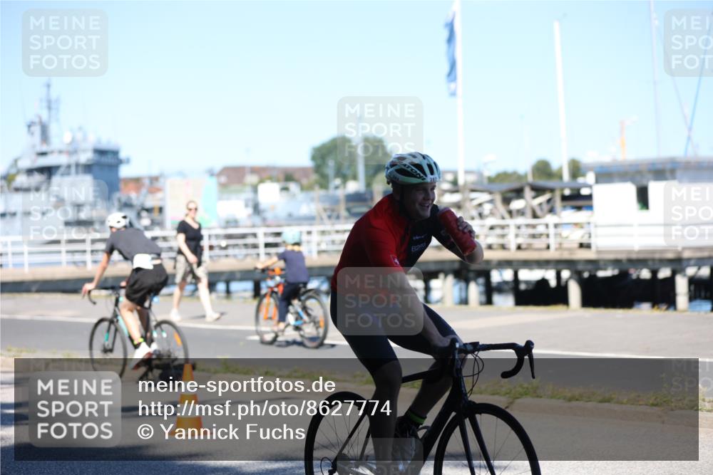 17.08.2025 - KN Förde Triathlon 2025 Yannick Fuchs http://msf.ph/oto/8627774 17.08.2025 13:29:40 Radfahren 397, 534 meine-sportfotos.de