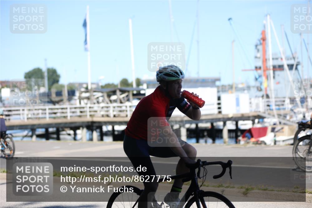 17.08.2025 - KN Förde Triathlon 2025 Yannick Fuchs http://msf.ph/oto/8627775 17.08.2025 13:29:40 Radfahren 397, 534 meine-sportfotos.de