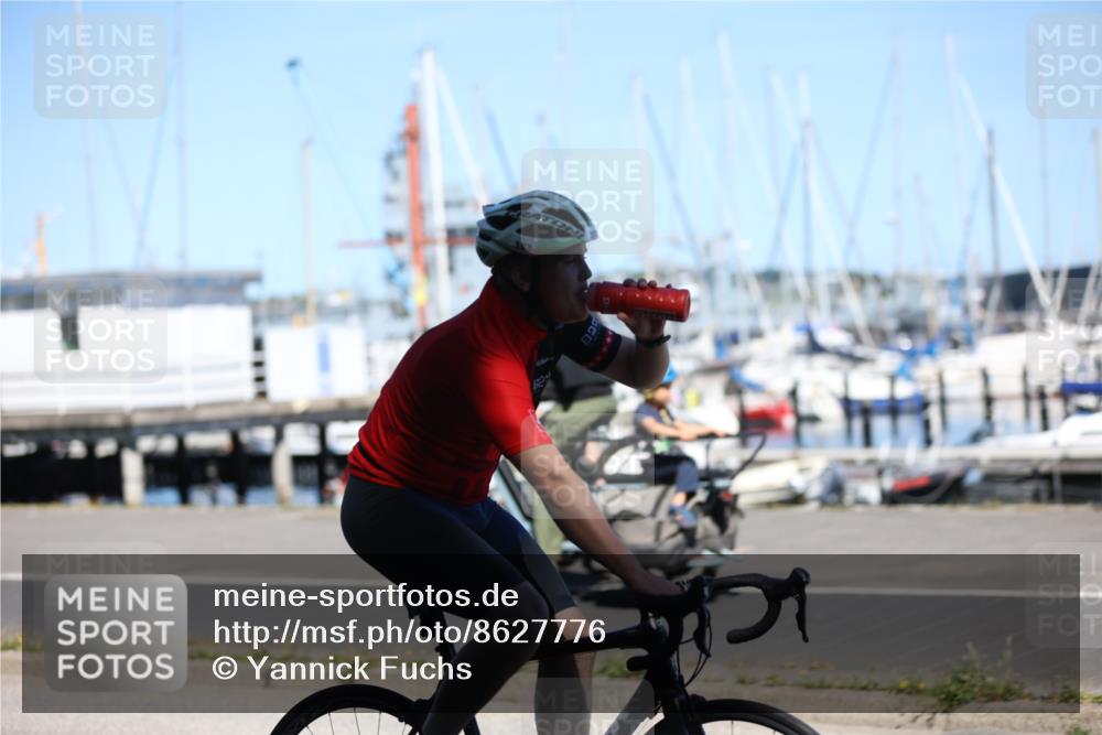 17.08.2025 - KN Förde Triathlon 2025 Yannick Fuchs http://msf.ph/oto/8627776 17.08.2025 13:29:41 Radfahren 397, 534 meine-sportfotos.de
