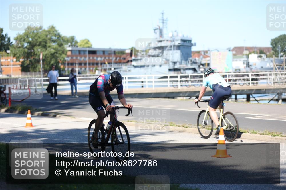 17.08.2025 - KN Förde Triathlon 2025 Yannick Fuchs http://msf.ph/oto/8627786 17.08.2025 13:30:19 Radfahren 525, 540, 541, 519 meine-sportfotos.de