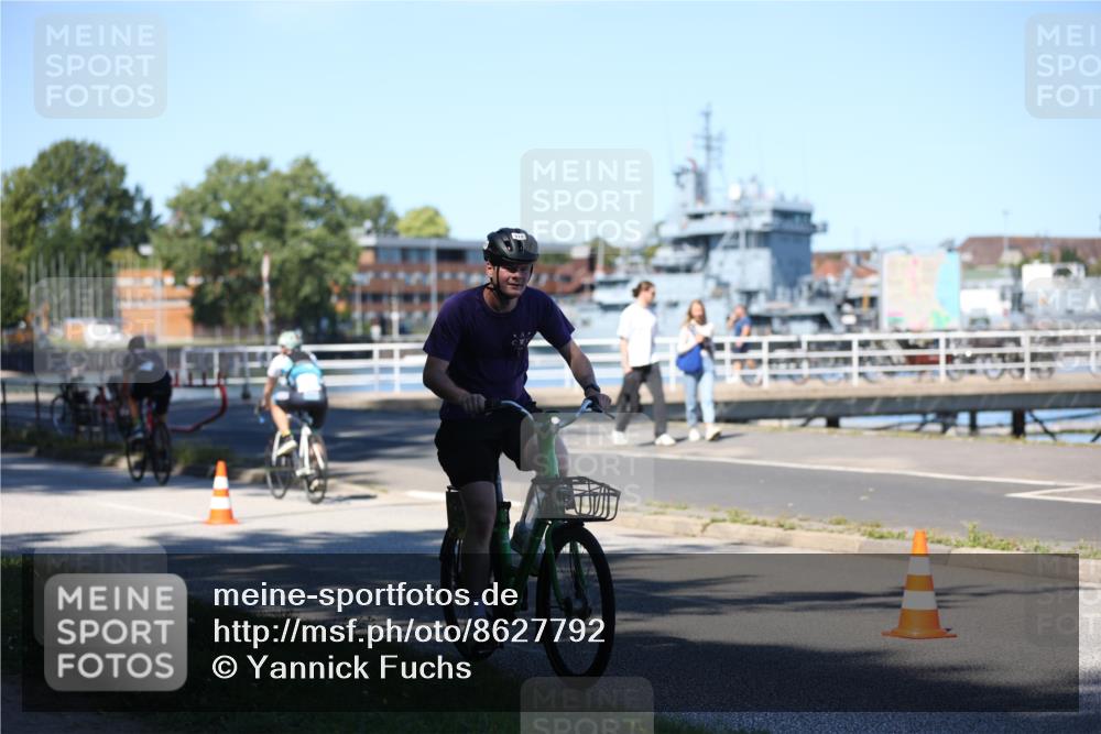 17.08.2025 - KN Förde Triathlon 2025 Yannick Fuchs http://msf.ph/oto/8627792 17.08.2025 13:30:29 Radfahren 515, 525, 540 meine-sportfotos.de