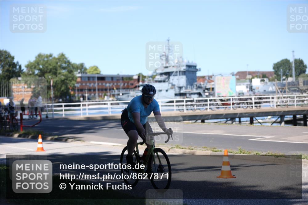 17.08.2025 - KN Förde Triathlon 2025 Yannick Fuchs http://msf.ph/oto/8627871 17.08.2025 13:31:56 Radfahren 426, 519, 426 meine-sportfotos.de