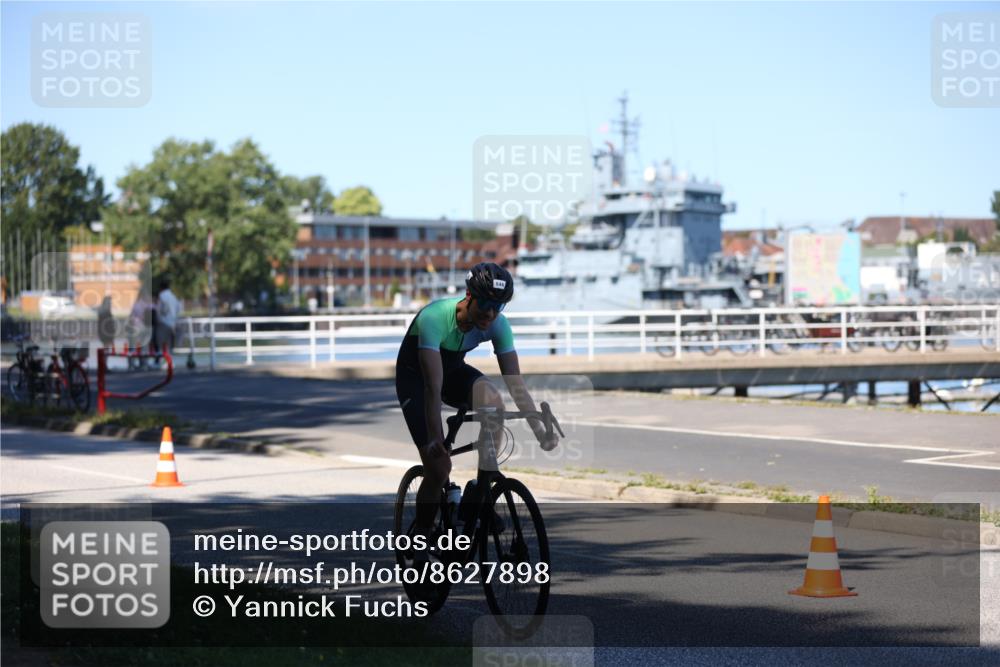 17.08.2025 - KN Förde Triathlon 2025 Yannick Fuchs http://msf.ph/oto/8627898 17.08.2025 13:32:38 Radfahren 410, 496, 546, 438, 520 meine-sportfotos.de