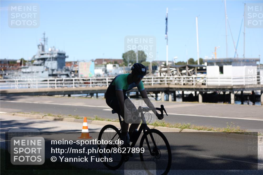 17.08.2025 - KN Förde Triathlon 2025 Yannick Fuchs http://msf.ph/oto/8627899 17.08.2025 13:32:39 Radfahren 410, 496, 546, 410 meine-sportfotos.de