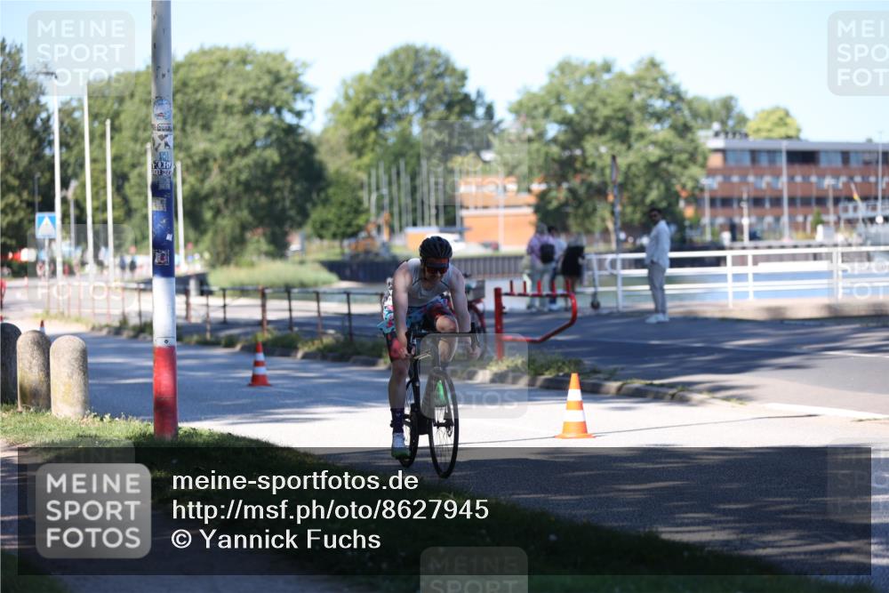17.08.2025 - KN Förde Triathlon 2025 Yannick Fuchs http://msf.ph/oto/8627945 17.08.2025 13:34:00 Radfahren 494, 510, 512 meine-sportfotos.de