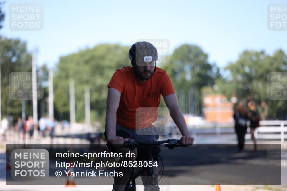 17.08.2025 - KN Förde Triathlon 2025 Yannick Fuchs http://msf.ph/oto/8628054 17.08.2025 13:40:35 Radfahren 478, 485 meine-sportfotos.de
