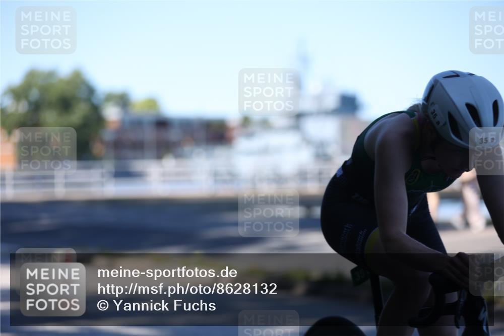 17.08.2025 - KN Förde Triathlon 2025 Yannick Fuchs http://msf.ph/oto/8628132 17.08.2025 15:03:22 Radfahren 35, 18 meine-sportfotos.de
