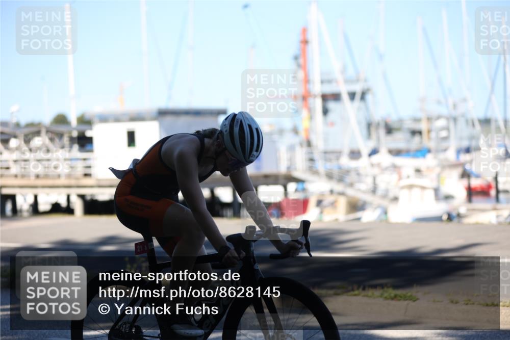 17.08.2025 - KN Förde Triathlon 2025 Yannick Fuchs http://msf.ph/oto/8628145 17.08.2025 15:04:40 Radfahren 21 meine-sportfotos.de