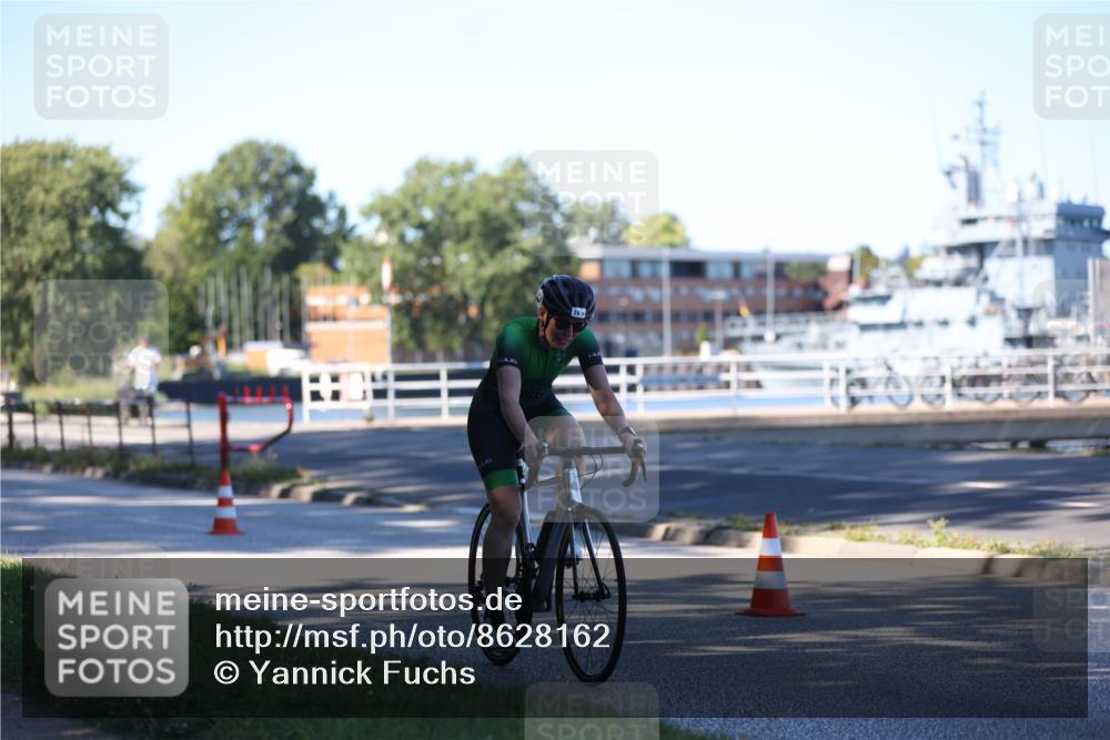 17.08.2025 - KN Förde Triathlon 2025 Yannick Fuchs http://msf.ph/oto/8628162 17.08.2025 15:05:39 Radfahren 19, 29 meine-sportfotos.de