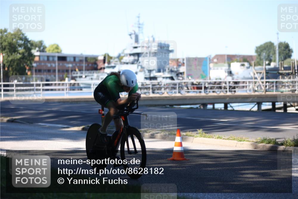17.08.2025 - KN Förde Triathlon 2025 Yannick Fuchs http://msf.ph/oto/8628182 17.08.2025 15:18:28 Radfahren 6, 9 meine-sportfotos.de