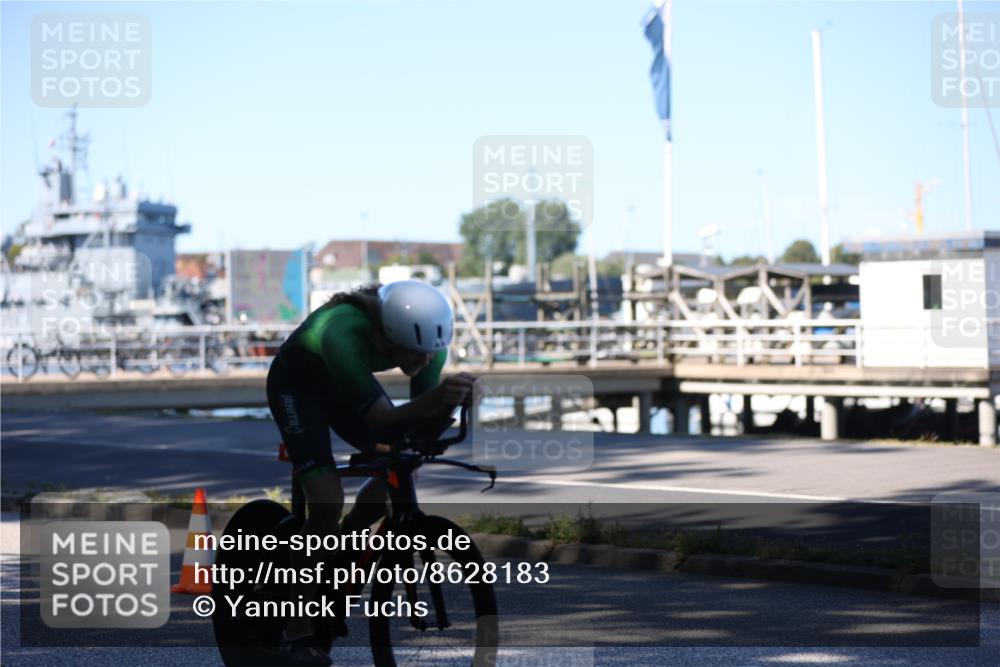 17.08.2025 - KN Förde Triathlon 2025 Yannick Fuchs http://msf.ph/oto/8628183 17.08.2025 15:18:28 Radfahren 6, 9 meine-sportfotos.de