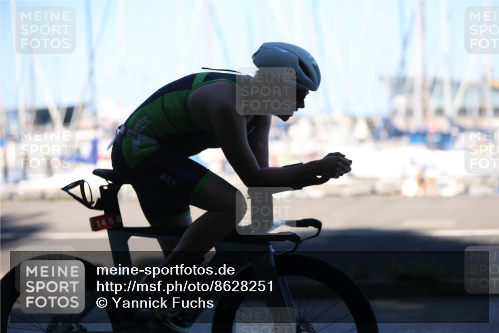 17.08.2025 - KN Förde Triathlon 2025 Yannick Fuchs http://msf.ph/oto/8628251 17.08.2025 15:21:19 Radfahren 14 meine-sportfotos.de