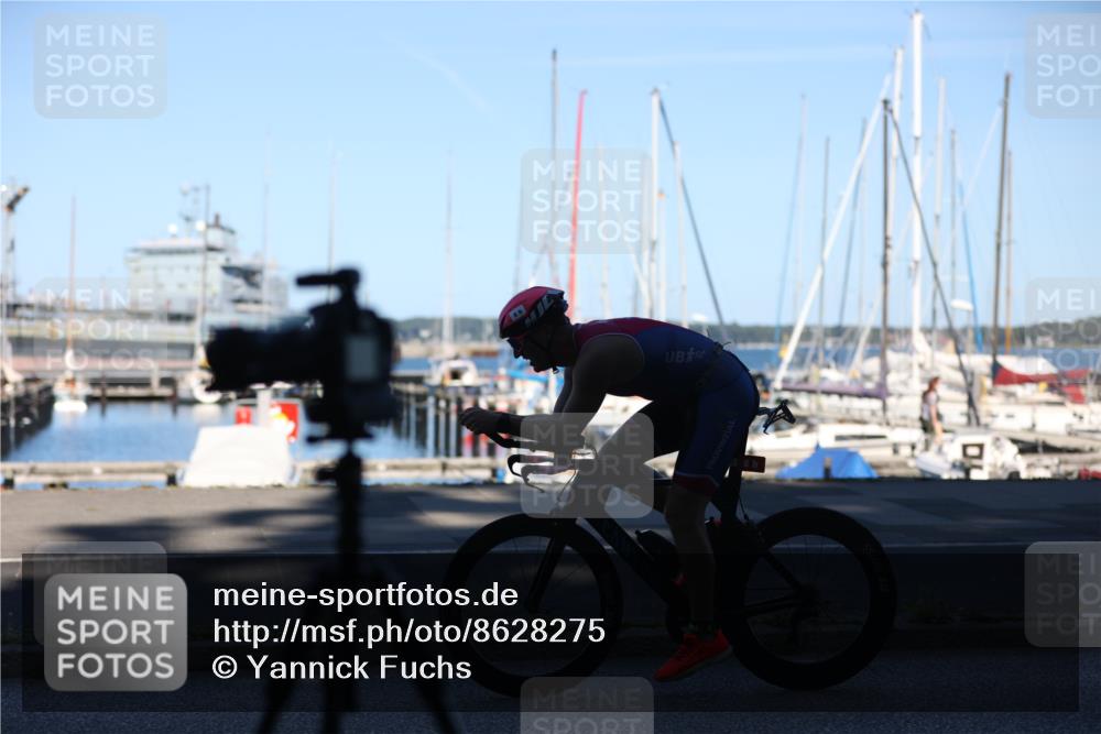 17.08.2025 - KN Förde Triathlon 2025 Yannick Fuchs http://msf.ph/oto/8628275 17.08.2025 15:22:04 Radfahren 8, 5, 12 meine-sportfotos.de