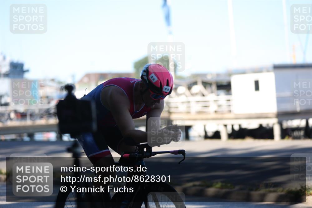 17.08.2025 - KN Förde Triathlon 2025 Yannick Fuchs http://msf.ph/oto/8628301 17.08.2025 15:23:42 Radfahren 8 meine-sportfotos.de