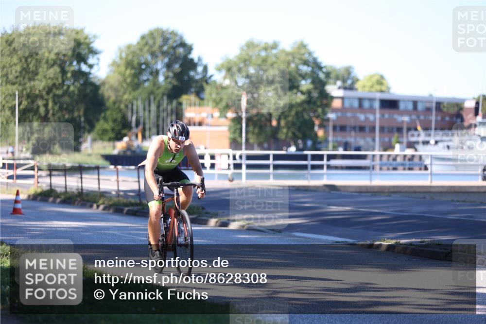 17.08.2025 - KN Förde Triathlon 2025 Yannick Fuchs http://msf.ph/oto/8628308 17.08.2025 15:25:47 Radfahren 3 meine-sportfotos.de
