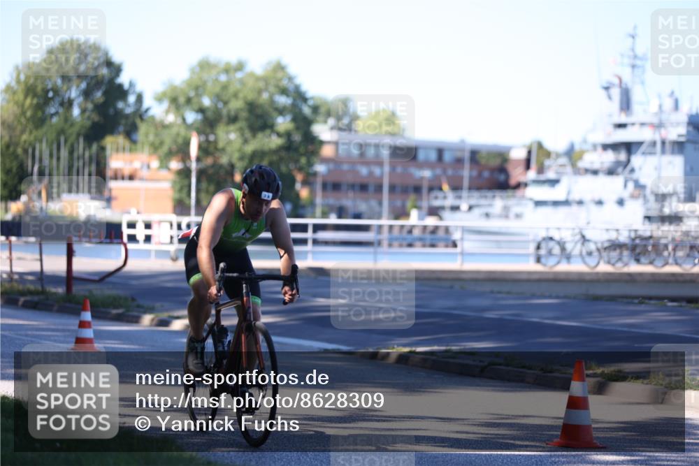 17.08.2025 - KN Förde Triathlon 2025 Yannick Fuchs http://msf.ph/oto/8628309 17.08.2025 15:25:47 Radfahren 3 meine-sportfotos.de