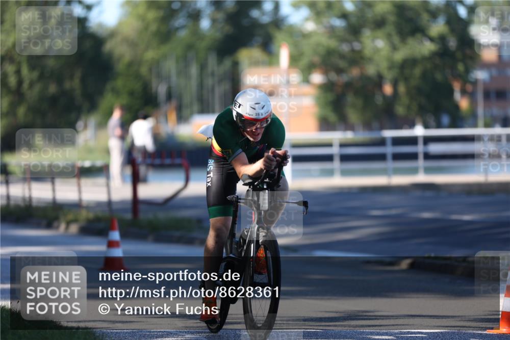 17.08.2025 - KN Förde Triathlon 2025 Yannick Fuchs http://msf.ph/oto/8628361 17.08.2025 15:29:32 Radfahren 35 meine-sportfotos.de
