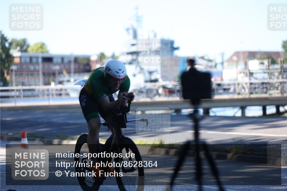 17.08.2025 - KN Förde Triathlon 2025 Yannick Fuchs http://msf.ph/oto/8628364 17.08.2025 15:29:33 Radfahren 35 meine-sportfotos.de
