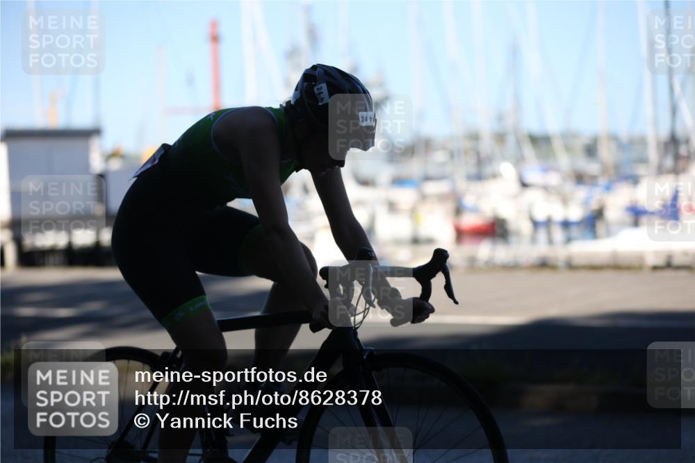 17.08.2025 - KN Förde Triathlon 2025 Yannick Fuchs http://msf.ph/oto/8628378 17.08.2025 15:30:02 Radfahren 18, 24, 27, 22 meine-sportfotos.de