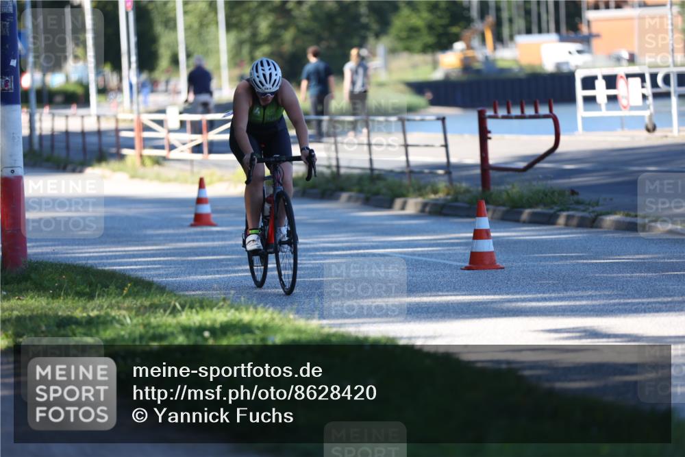 17.08.2025 - KN Förde Triathlon 2025 Yannick Fuchs http://msf.ph/oto/8628420 17.08.2025 15:34:04 Radfahren 28 meine-sportfotos.de