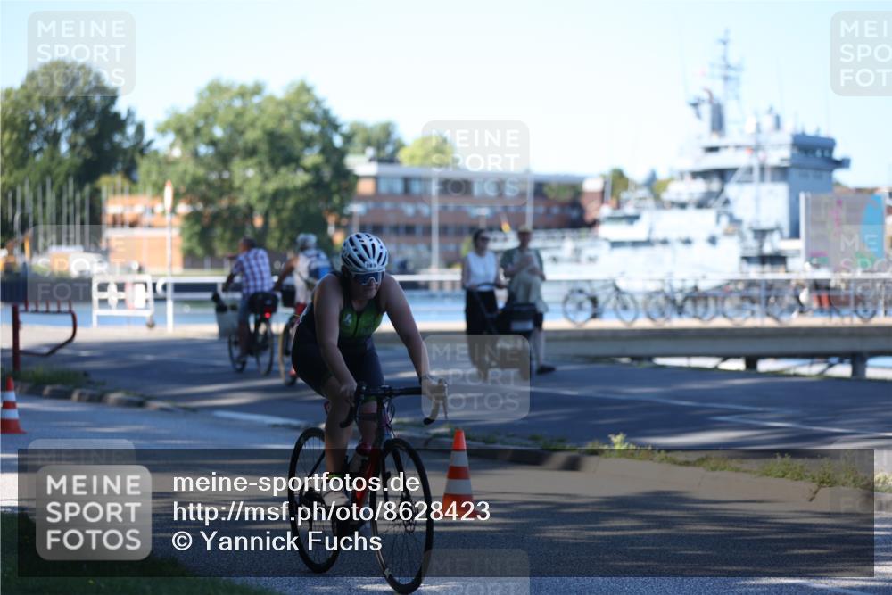 17.08.2025 - KN Förde Triathlon 2025 Yannick Fuchs http://msf.ph/oto/8628423 17.08.2025 15:34:05 Radfahren 21, 28 meine-sportfotos.de