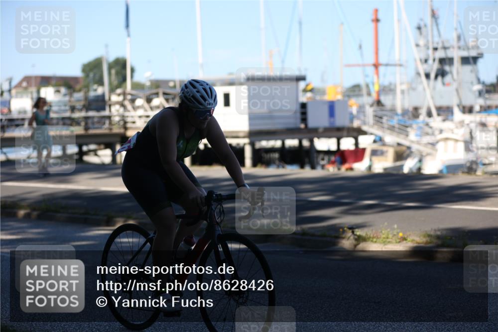 17.08.2025 - KN Förde Triathlon 2025 Yannick Fuchs http://msf.ph/oto/8628426 17.08.2025 15:34:06 Radfahren 21, 28 meine-sportfotos.de