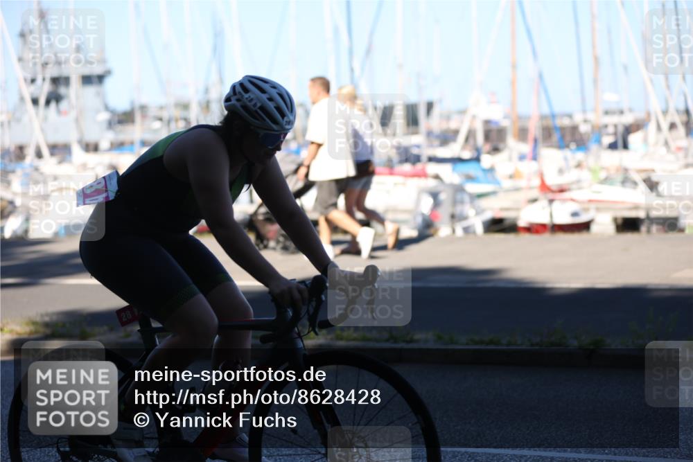 17.08.2025 - KN Förde Triathlon 2025 Yannick Fuchs http://msf.ph/oto/8628428 17.08.2025 15:34:06 Radfahren 21, 28 meine-sportfotos.de