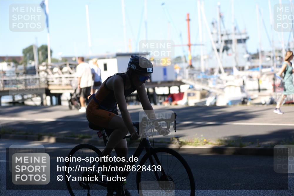 17.08.2025 - KN Förde Triathlon 2025 Yannick Fuchs http://msf.ph/oto/8628439 17.08.2025 15:34:14 Radfahren 21, 28 meine-sportfotos.de