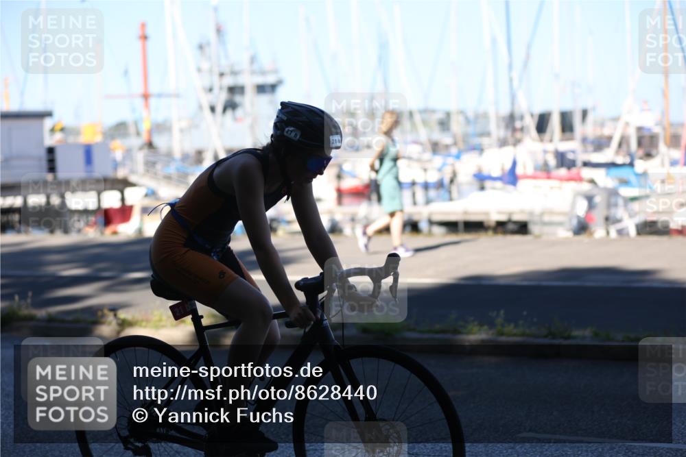 17.08.2025 - KN Förde Triathlon 2025 Yannick Fuchs http://msf.ph/oto/8628440 17.08.2025 15:34:14 Radfahren 21, 28 meine-sportfotos.de