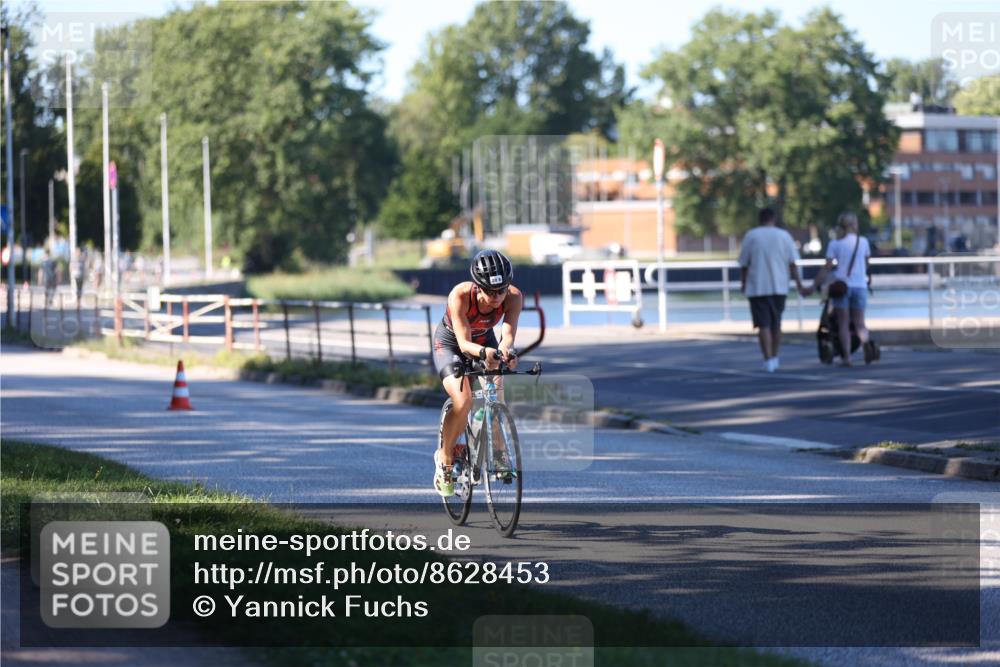 17.08.2025 - KN Förde Triathlon 2025 Yannick Fuchs http://msf.ph/oto/8628453 17.08.2025 15:34:40 Radfahren 20, 34 meine-sportfotos.de