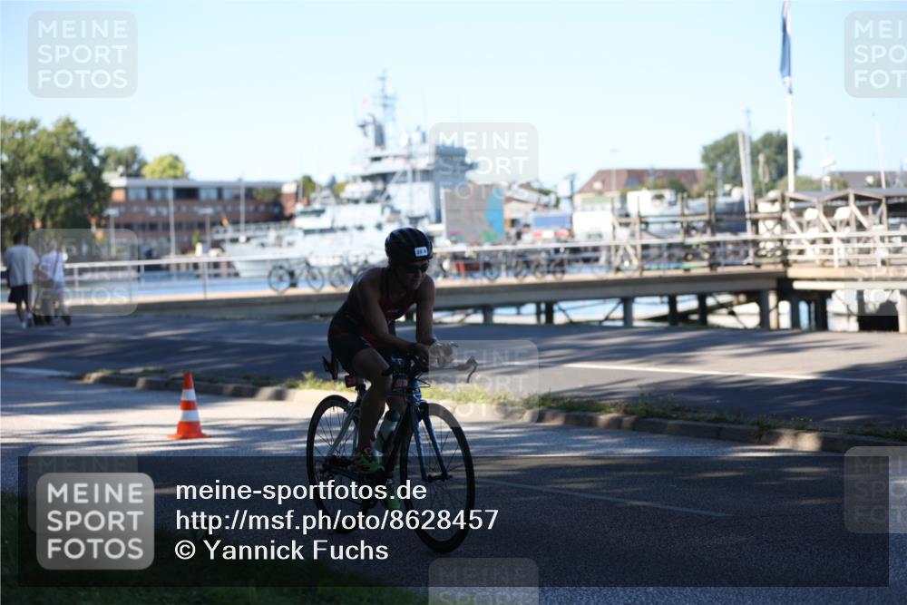 17.08.2025 - KN Förde Triathlon 2025 Yannick Fuchs http://msf.ph/oto/8628457 17.08.2025 15:34:41 Radfahren 20, 34 meine-sportfotos.de