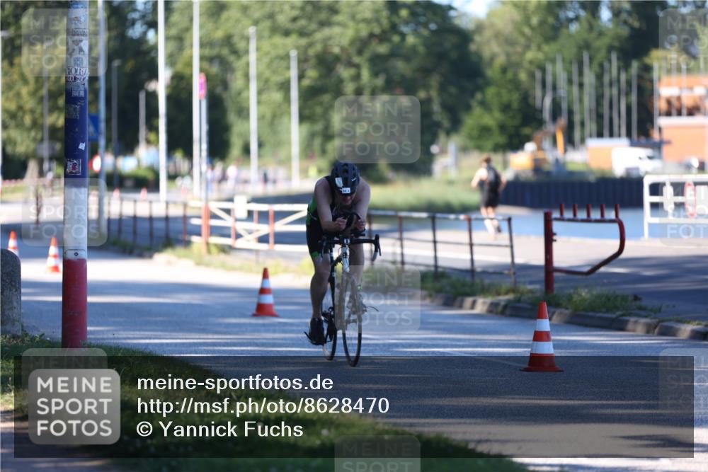 17.08.2025 - KN Förde Triathlon 2025 Yannick Fuchs http://msf.ph/oto/8628470 17.08.2025 15:36:20 Radfahren 34 meine-sportfotos.de