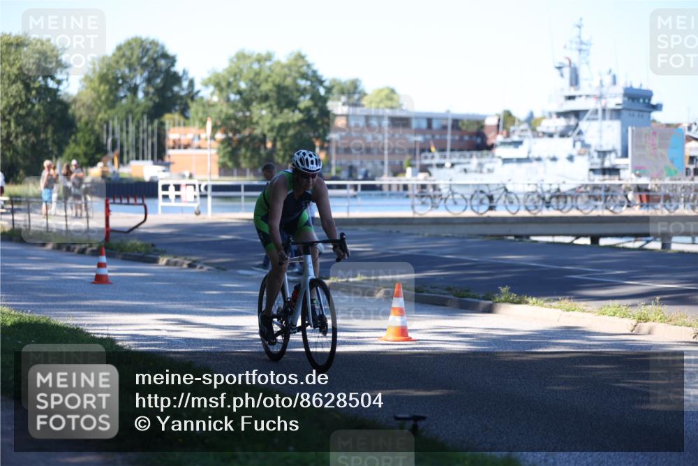 17.08.2025 - KN Förde Triathlon 2025 Yannick Fuchs http://msf.ph/oto/8628504 17.08.2025 15:40:26 Radfahren 19, 16 meine-sportfotos.de