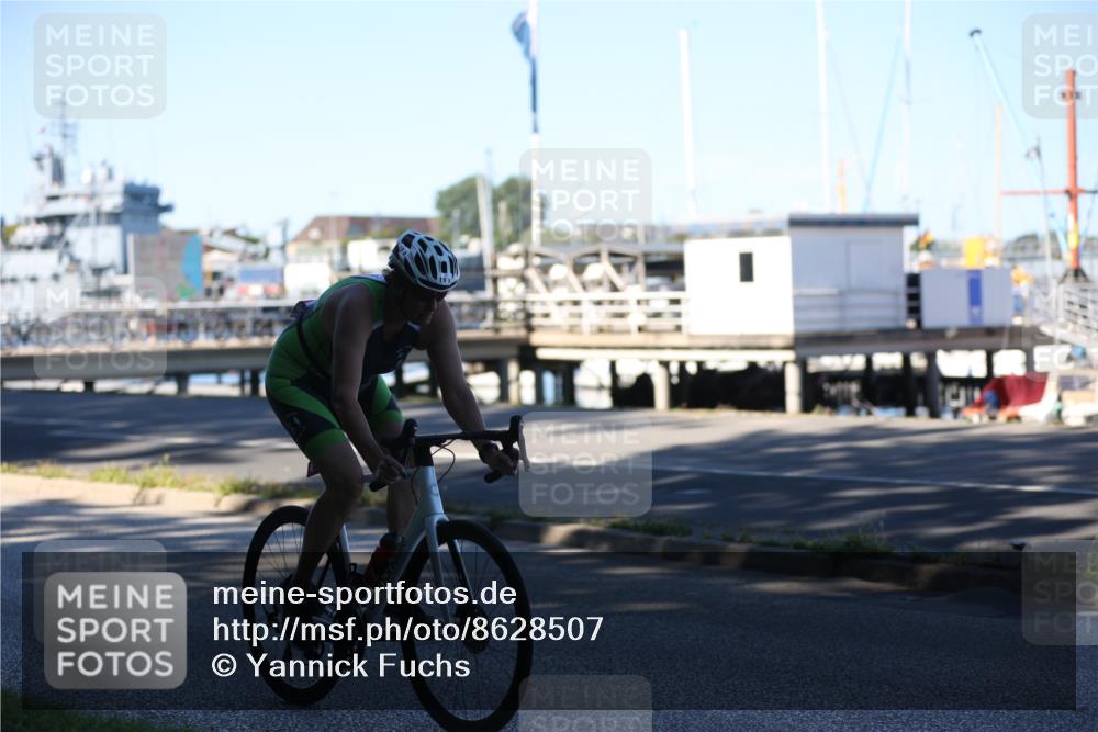 17.08.2025 - KN Förde Triathlon 2025 Yannick Fuchs http://msf.ph/oto/8628507 17.08.2025 15:40:27 Radfahren 19, 16 meine-sportfotos.de