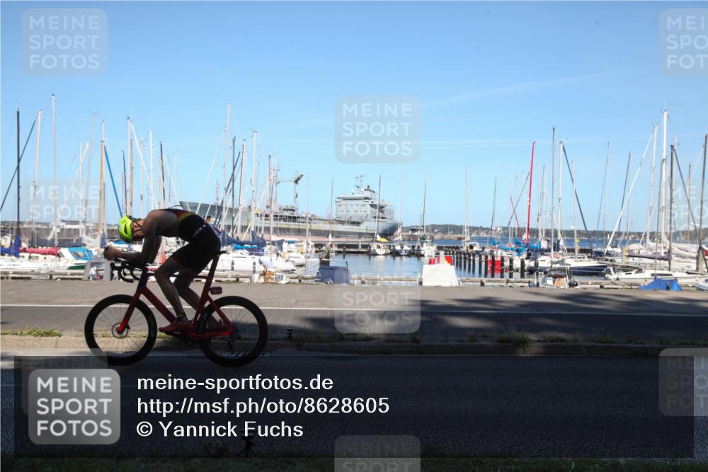 17.08.2025 - KN Förde Triathlon 2025 Yannick Fuchs http://msf.ph/oto/8628605 17.08.2025 14:54:34 Radfahren  meine-sportfotos.de