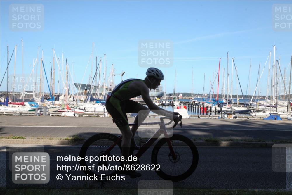 17.08.2025 - KN Förde Triathlon 2025 Yannick Fuchs http://msf.ph/oto/8628622 17.08.2025 14:56:03 Radfahren  meine-sportfotos.de